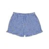 Dina Short In Blue Gingham