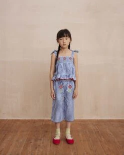 Lucie Blouse In Blue Gingham -LITTLE Baby Gear little hello simone lucie blouse in blue gingham 51160741740836