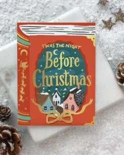 Christmas Book Card