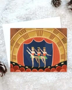 NYC Holiday Rockettes Card Box Set Of 8