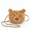 JELLYCAT Bartholomew Bear Bag -LITTLE Baby Gear little jellycat bartholomew bear bag 44945612833060