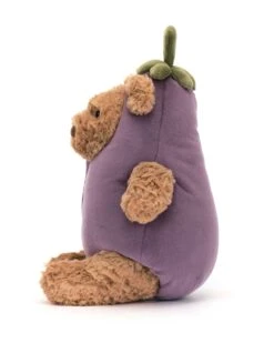 JELLYCAT Bartholomew Bear Eggplant -LITTLE Baby Gear little jellycat bartholomew bear eggplant 49169705140516