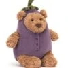 JELLYCAT Bartholomew Bear Eggplant -LITTLE Baby Gear little jellycat bartholomew bear eggplant 49169705206052