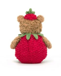 JELLYCAT Bartholomew Bear Strawberry -LITTLE Baby Gear little jellycat bartholomew bear strawberry 47696427319588