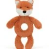 JELLYCAT Bashful Fox Cub Ring Rattle -LITTLE Baby Gear little jellycat bashful fox cub ring rattle 47577094062372