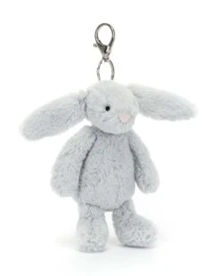 JELLYCAT Bashful Grey Bunny Bag Charm