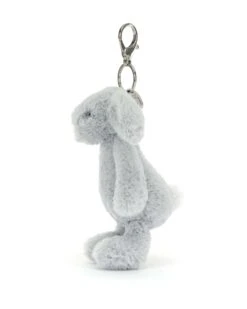 JELLYCAT Bashful Grey Bunny Bag Charm -LITTLE Baby Gear little jellycat bashful grey bunny bag charm 51092246266148