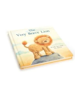 JELLYCAT The Very Brave Lion Book -LITTLE Baby Gear little jellycat the very brave lion book 46609324704036