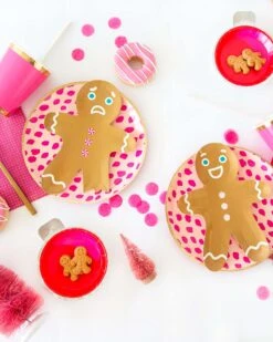 Gingerbread Dessert Plates -LITTLE Baby Gear little jollity co gingerbread dessert plates 42169885753636