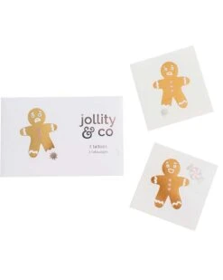 Gingerbread Temporary Tattoos