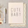 Cute Baby Pink Card -LITTLE Baby Gear little katie leamon cute baby pink card 49387129471268