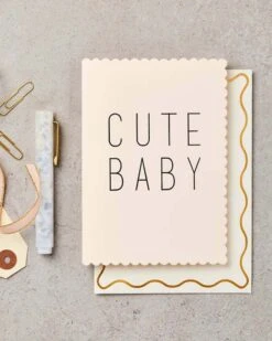Cute Baby Pink Card