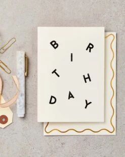 Scatter Birthday Card