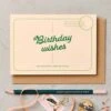 Seaside Birthday Wishes Card In Green -LITTLE Baby Gear little katie leamon seaside birthday wishes card in green 49387019567396