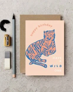Tiger Cub Happy Birthday Card