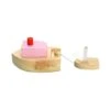 Ofune Wind-up Boat In Pink -LITTLE Baby Gear little kiko and gg ofune wind up boat in pink 28962810658858