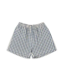 Konges Sløjd Kim Shorts In Captains Blue Check