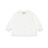 Konges Sløjd Lacey Collar Shirt In Optic White -LITTLE Baby Gear little konges slojd lacey collar shirt in optic white 51212814090532
