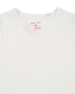 Konges Sløjd Mallou Tee In Snow White -LITTLE Baby Gear little konges slojd mallou tee in snow white 1155572051