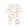 Konges Sløjd Minnie Newborn Onesie In Rose Red