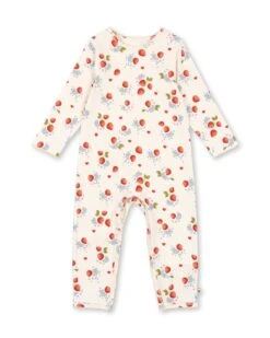 Konges Sløjd Organic Onesie In Marmalade