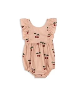 Konges Sløjd Verbena Romper In Ma Grande Cerise Blush