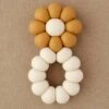 Chamomile Freezer Teether In Speckled Chai -LITTLE Baby Gear little little chew chamomile freezer teether in speckled chai 49423312027940