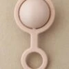 Ora Rattle Toy In Peony -LITTLE Baby Gear little little chew ora rattle toy in peony 49423401713956
