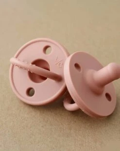Silicone Pacifier In Rose