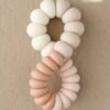 Twist Freezer Teether In Coral -LITTLE Baby Gear little little chew twist freezer teether in coral 49423328575780