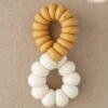 Twist Freezer Teether In Speckled Chai -LITTLE Baby Gear little little chew twist freezer teether in speckled chai 49423338111268