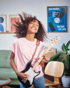 Fender X Loog Stratocaster Electric Guitar -LITTLE Baby Gear little loog guitars fender x loog stratocaster electric guitar 42238381523236