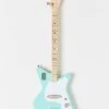 Loog Pro Electric With Built-in Amp In Green -LITTLE Baby Gear little loog guitars loog pro electric with built in amp in green 49737325642020