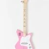 Loog Pro Electric With Built-in Amp In Pink -LITTLE Baby Gear little loog guitars loog pro electric with built in amp in pink 49737328034084