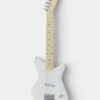 Loog Pro VI Electric In White -LITTLE Baby Gear little loog guitars loog pro vi electric in white 46179430957348