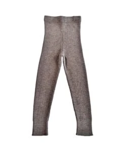 Sylfaen Rib Wool Leggings In Morel