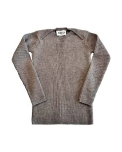 Sylfaen Rib Wool Top In Morel