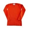 Sylfaen Rib Wool Top In Pumpkin