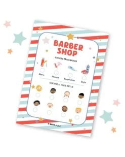 Barber Shop Pretend Play Notepad