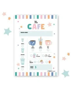 Cafe Pretend Play Notepad