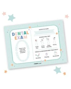 Dentist Pretend Play Notepad