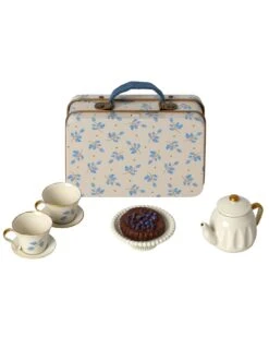 Maileg Afternoon Mouse Treat In Blue Madelaine