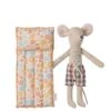 Maileg Dad Beach Mouse With Air Mattress In Flower
