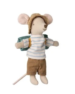 Maileg Big Brother Hiker Mouse - Stripes