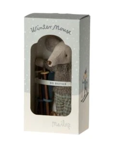 Maileg Big Brother Winter Mouse -LITTLE Baby Gear little maileg big brother winter mouse 42129801937188