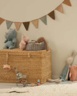 Maileg Carry Cot, Large - Blue -LITTLE Baby Gear little maileg carry cot large blue 1166415540