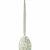 Maileg Flowers Easter Egg Ornament In Mint -LITTLE Baby Gear little maileg flowers easter egg ornament in mint 1155572749