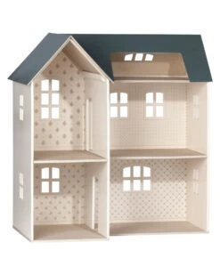 Maileg House Of Miniature Dollhouse With Wallpaper