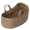 Maileg Large Carrycot In Sand -LITTLE Baby Gear little maileg large carrycot in sand 40729433932068