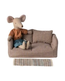 Maileg Large Striped Rug -LITTLE Baby Gear little maileg large striped rug 50368325222692